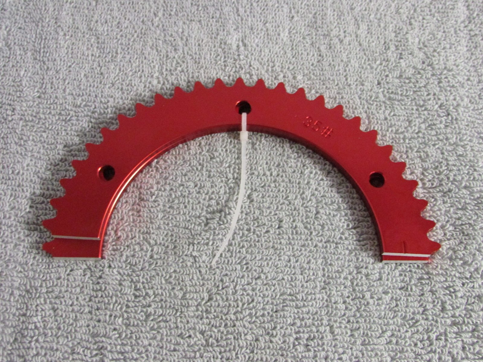 #35 sprocket RLV Red 35 Sprockets 2 piece 53T - 63T - Image 1