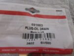 Briggs LO206 Oil Drain Plug "Magnetic" #691663 - Image 2