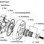 Hillard Clutch Crankshaft Spacer  (#1) (Flame/Fire)