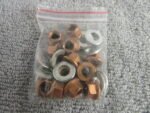 Wheel Nuts w/Washers  8mm 12pk